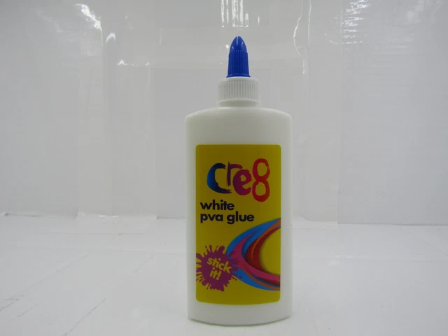 White Pva Glue Childrens Activities Art Craft Sticking Paper Card 250 Ml  Uk