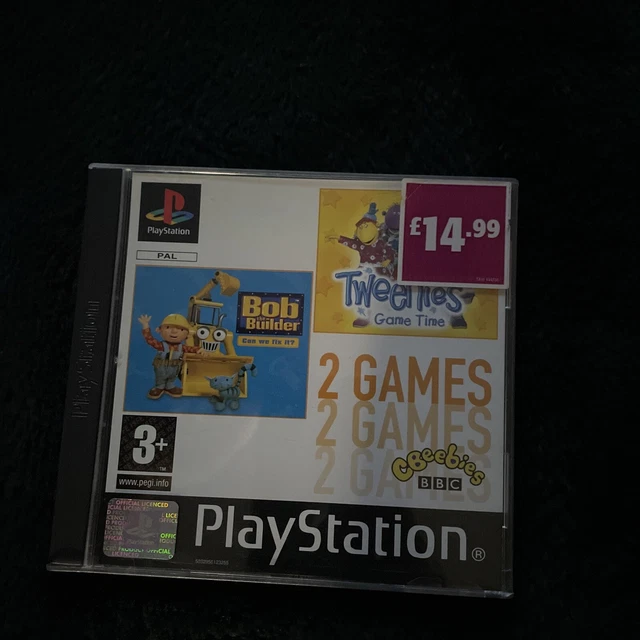 CBEEBIES BOB THE Builder & The Tweenies Playstation 1 PS Double Pack ...
