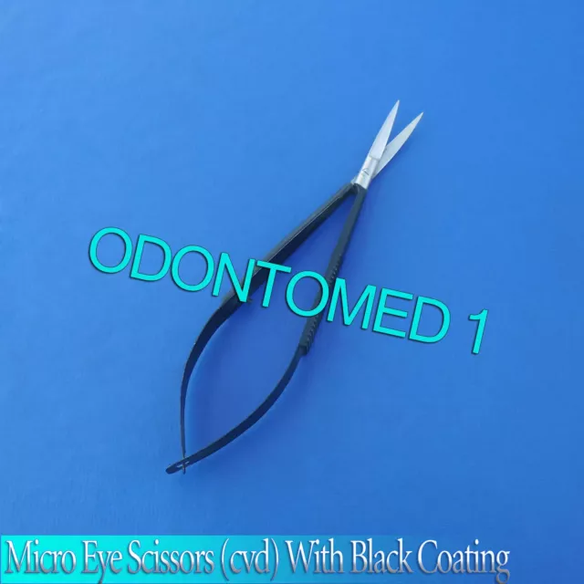 Micro Eye Scissors (cvd) With Black Coating Opthalmic Instruments
