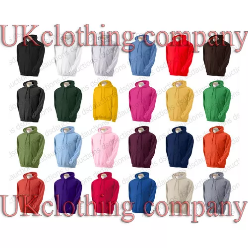 Gildan Adulti Heavy Blend Pullover Felpa con Cappuccio Felpa Semplice Top