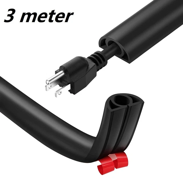 Protect and Conceal Cables with the PVC Flexible Cable Duct Available in 1/3/5M
