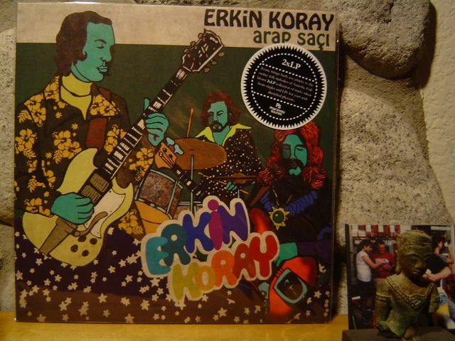 ERKIN KORAY Arap Saci 2xLP/1970s Turkey/Turkish Psych Rock/Rare 7" & LP Tracks