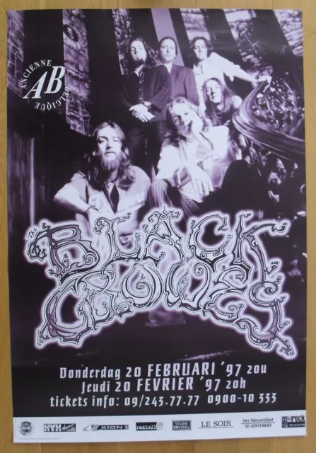 THE BLACK CROWES original concert poster '97