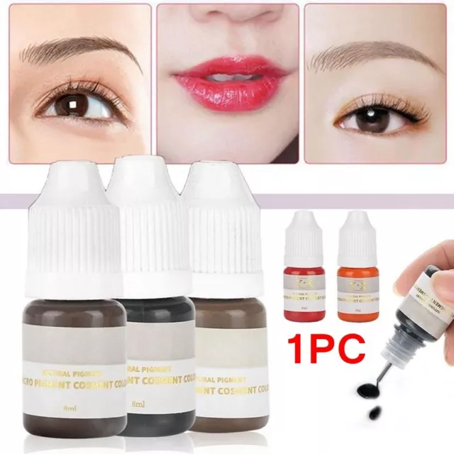 Tattoo Ink Pigment For Permanent Makeup Eyebrow Eyeliner Lip Body Microblanding