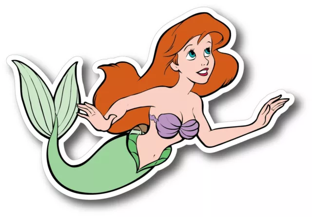 Little Mermaid Decal Sticker 3M Usa Made Truck Vehicle Window Wall Car