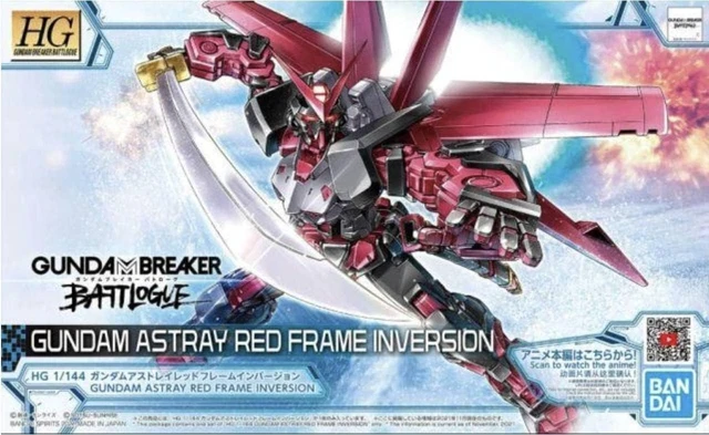 Kit Gundam HG 1/144 Blazing – Maquette Bandai à Monter – Modèle Rouge Et Gris – Collectionneur