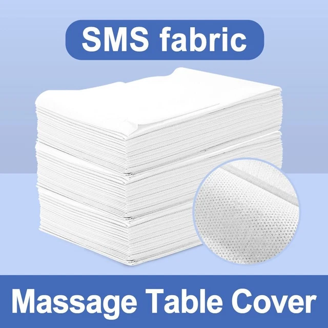 de lit de beauté jetable Couverture de table non tissée Draps d'hôtel épaisses