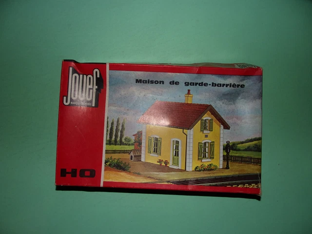 Maquette Jouef à Monter – Maison De Garde-barrière échelle N, Réf 198000, Neuve Sous Emballage