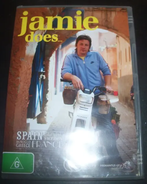 Jamie Oliver Jamie Does Spain Italy Sweden Greece (Aust All Region) DVD - New