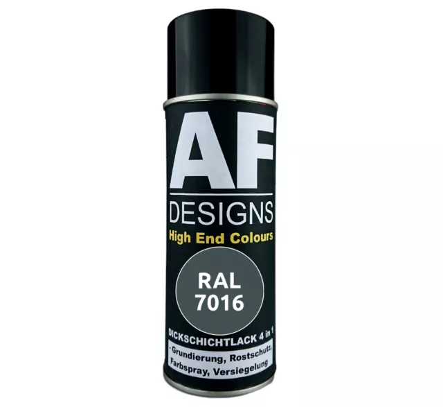 4 in 1 FÜR RAL 7016 Anthrazitgrau Dickschichtlack Spraydose Lack Spray