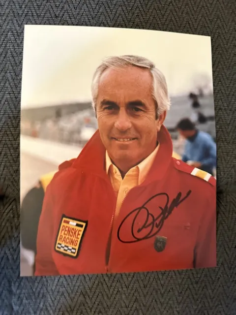 Roger Penske Signed Indianapolis Indy 500 Legend 8 X 10 Autographed