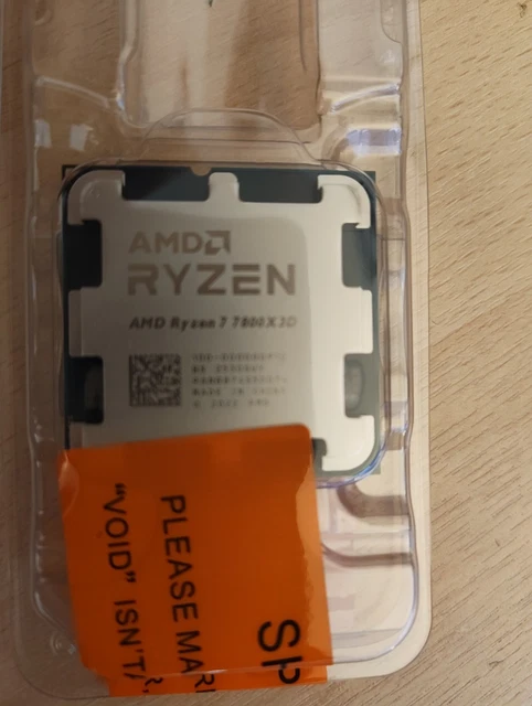 AMD RYZEN 7 7800X3D CPU Gaming Processor AM5 New Processor £252.81 ...