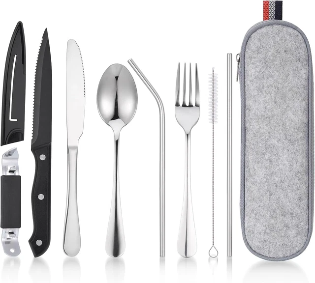 Set Posate Acciaio Inox 30 Pezzi - Per 6 Persone Con Coltello - Foto 11