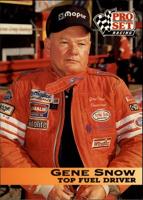1992 Pro Set NHRA #29 Gene Snow