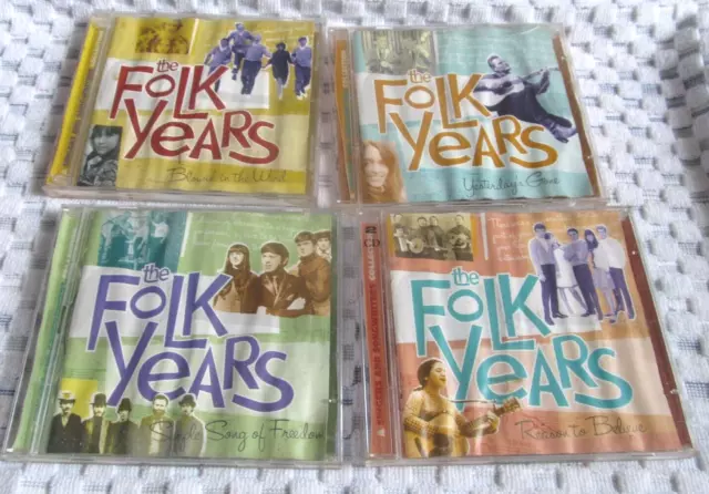 4 TIME LIFE THE FOLK YEARS CD's  8 CD's SET