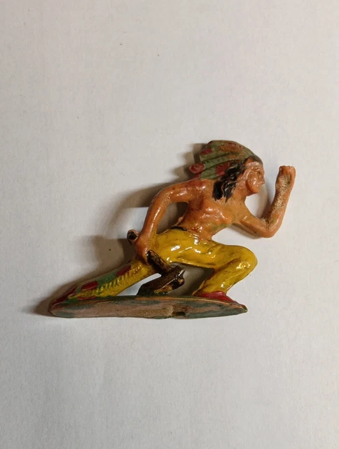 Figurine Britains Indien 1/32ème - 1971 - Plastique Peint - Collection Far West