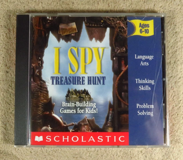 I SPY TREASURE Hunt Brain Building Game For Kids 6 10 CD ROM 15 99 