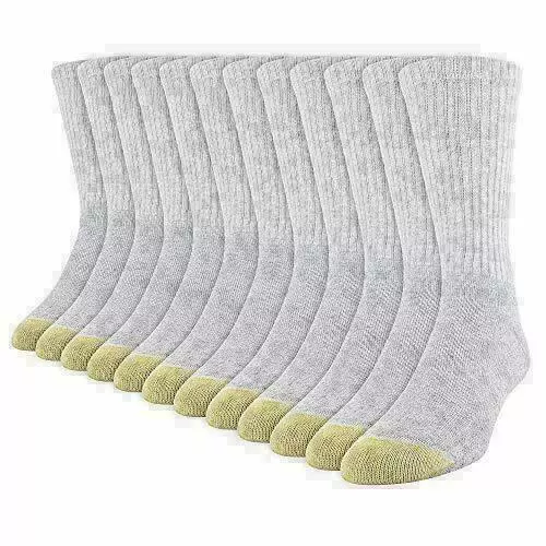 Gold Toe Men's Cotton Crew 656s Athletic Sock  Assorted Colors , Sizes