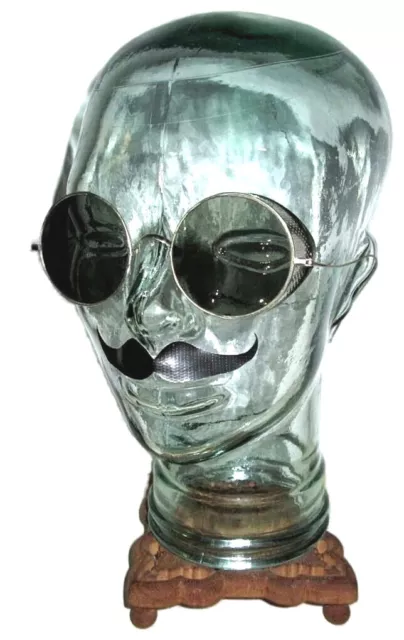 Antique Smoky Willson Sunglasses Goggles Spectacles Vtg Steampunk Safety Glasses