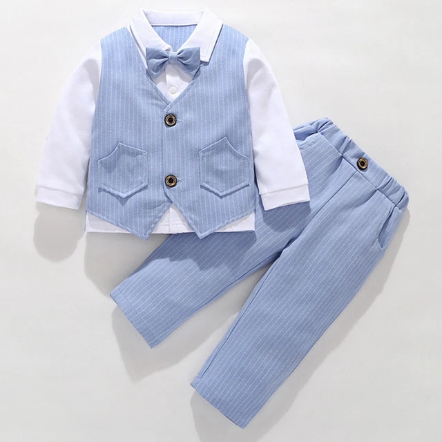 Tuta con pantaloni a maniche lunghe bambini tuta da gentiluomo abbinamenti pantaloni top