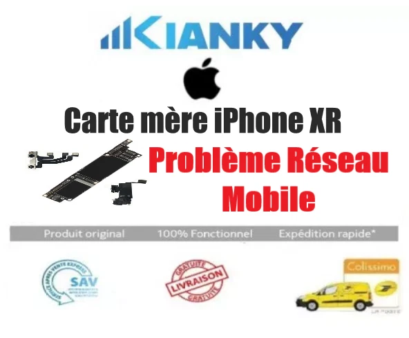 Carte Mère IPhone XR Défectueuse (écouteur Interne HS) - Pour Pièces