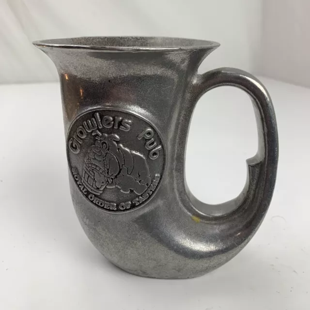 Growlers Pub Beer Drinking Metal Stein Mug Cup