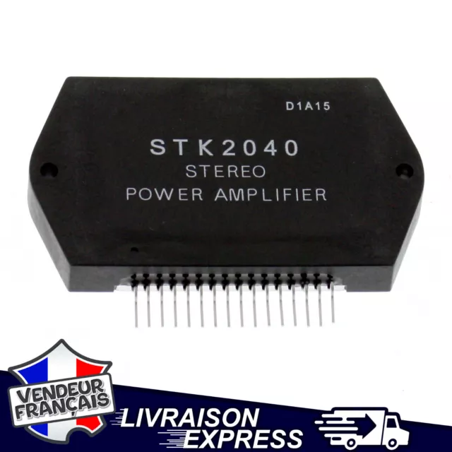 Stk2040 Amplificateur Audio Stereo Hybrid Ic Zip16 (1710)