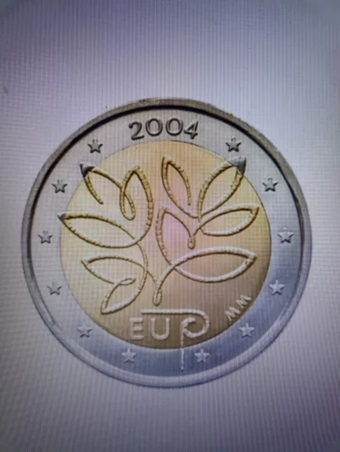 Pièce de 2 euros commémorative neuve UNC FINLANDE 2004 élargissement UE