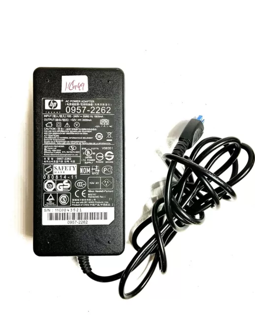 HP AC 32V 2000mAPower Adapter 0957-2262 HG49 INKJET PRINTER WITH POWER CABLE