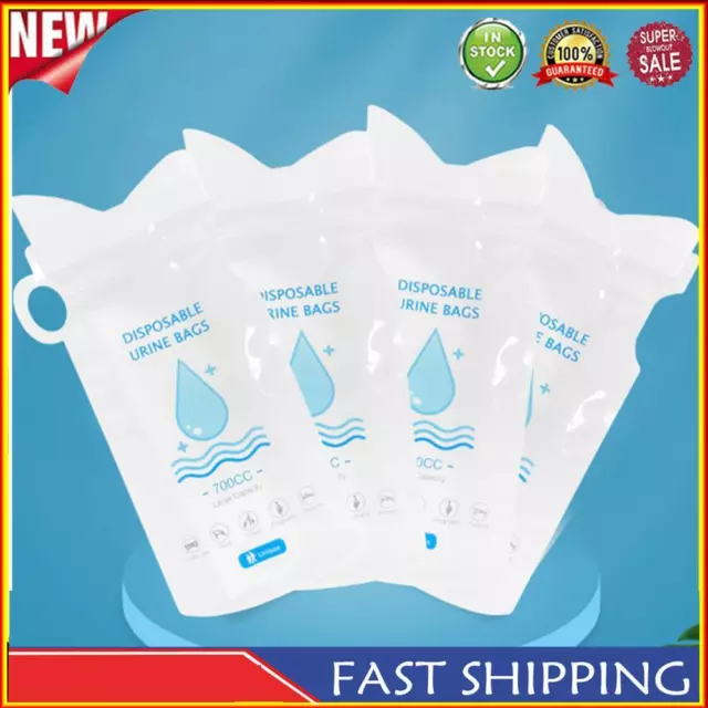 700ml Urinal Toilet Bag Sealed Disposable Piss Bags Portable for Outdoor Camping