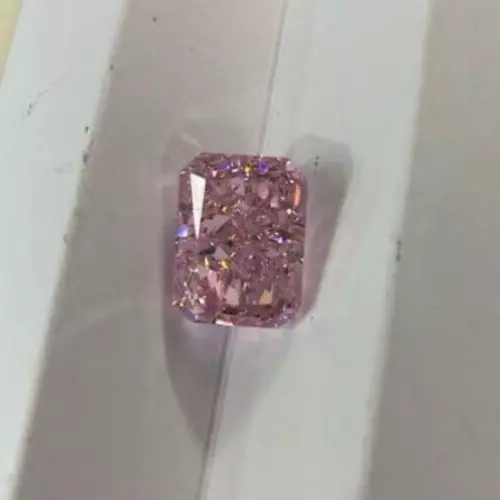 1ct Pink Color Diamond Loose Radiant cut VVS1 with Certificate + free Gift