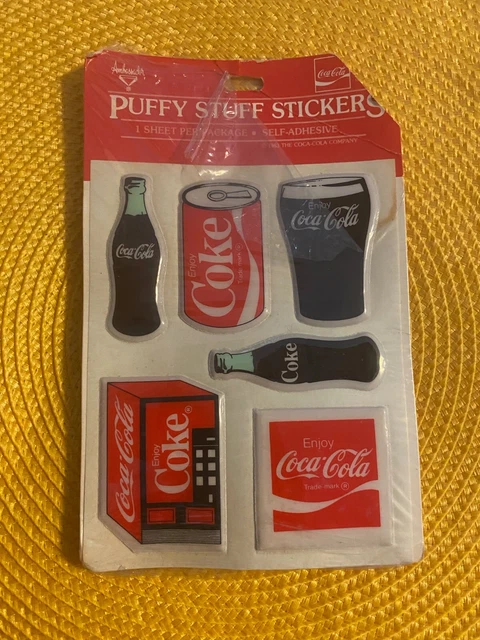 Coca-Cola Puffy Stuff Stickers
