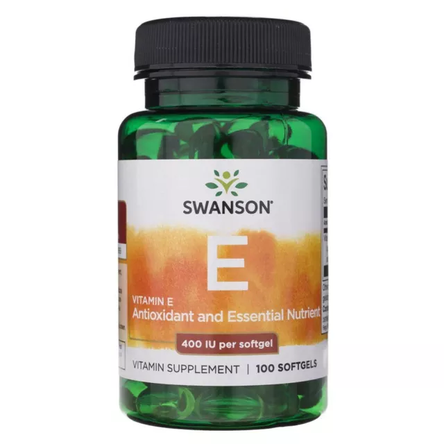 Swanson Natural Vitamin E 400 IU 100 capsules