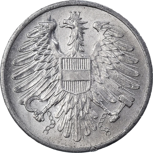[#977178] Coin, Austria, 2 Groschen, 1968