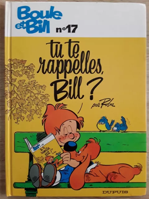 Bd-Boule Et Bill-N°17-Tu Te Rappelles Bill? -1993-Roba-Dupuis-