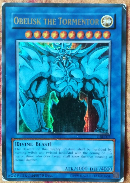 YU GI OH Obelisk The Tormentor Ultra Rare EUR 6,00 - PicClick FR