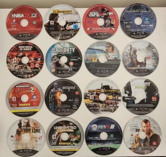 Playstation 3 Games PS3 DISC ONLY - Choose from the List COD NBA WWE GTA Batman