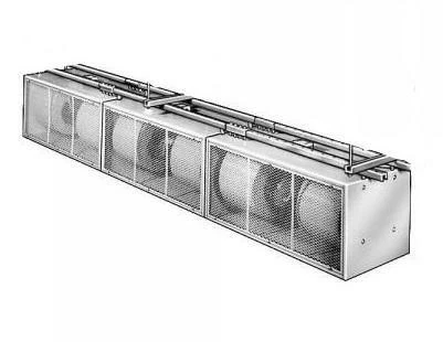 Dayton 2 Hp Freight Door Air Curtain Blower, 208-230-460/60/3 Rpm:1725/1 Speed