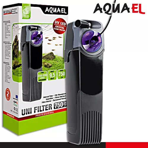 Aquael Unifilter 750 UV Puissance Combat D'Algues LED Poissons Eau