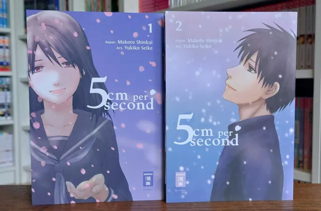 Manga 5 cm per Second Band 1, 2 Makoto Romane/ Shojo Mangas