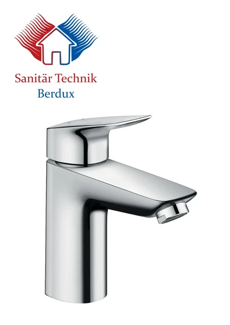 Hansgrohe Logis mezclador de lavabo monomando 100 con juego de drenaje push-open NUEVO
