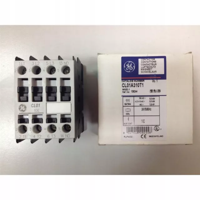 3-pole contactor 24VAC - CL01A310T1 - 109244 - GE / #Z W0OR 9360
