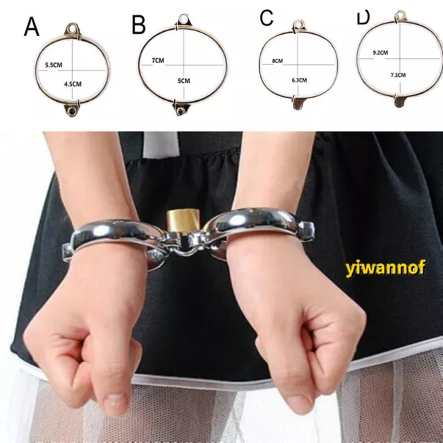 BDSM Fetiche Menottes Érotique En Métal Poignet Cheville Cuffs Fetish Soumission