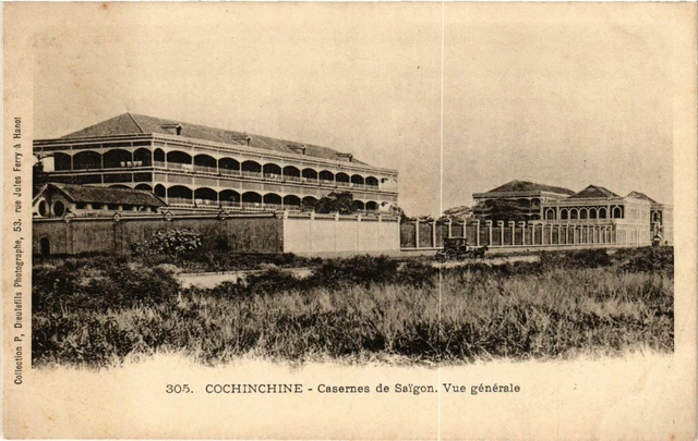 CPA AK VIETNAM INDOCHINE-Cochinchine-Casernes de Saigon-Vue générale (321147)