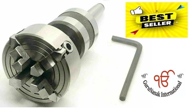 Mandrin Autocentrant 65 Mm Avec Tige Tournante MT2/MT3/MT4 - Haute Qualité, Pour Tour CNC