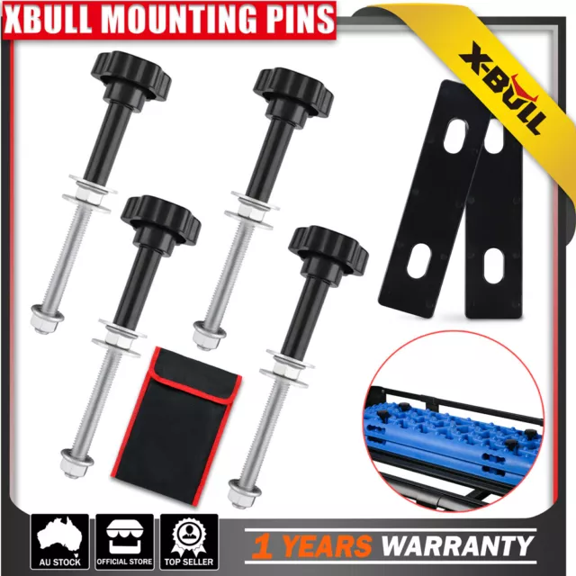 X-BULL Mounting Pins Set Recovery tracks Holder Bracket Fixing 4WD Accessories