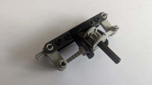 Lego rack and outlet pinion steering