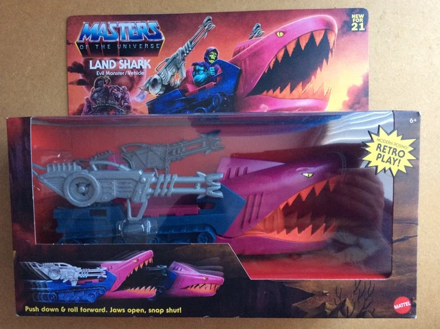 Mattel MOTU Origins – Land Shark He-Man – Vaisseau – Neuf Sous Emballage