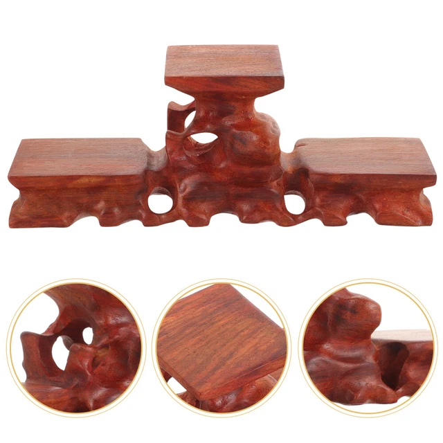 Supporto figure supporto espositivo stile cinese cornice in legno