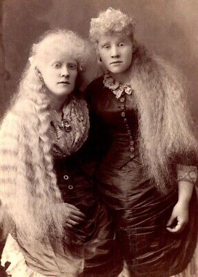 Antique Circus Albino Sisters Photo 1212b Oddleys Strange & Bizarre